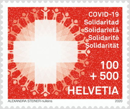 Briefmarke COVID-19-Solidarität, Schweiz 2020