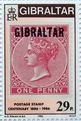 Briefmarke Queen Victoria, Gibraltar 1986